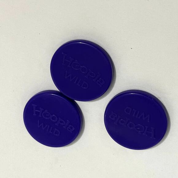 Cranium Hoopla Game 3 Purple Hoopla Wild Tokens Replacement Pieces - Picture 2 of 2